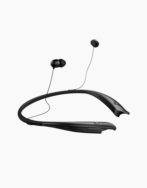 EP-B20 Bluetooth Headphones Neckband Wireless in Ear Headsets with Microphone, 15 Hours Playtime, Sweatproof From Aukey Black