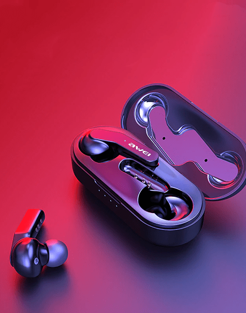 Awei Buds TWS HiFi Stereo Earbuds, Touch Control, Wireless Charging, IPX4