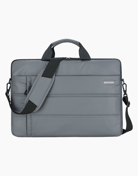 BRINCH Thick Waterproof Portable Business 15.6 Laptop Bag - Gray