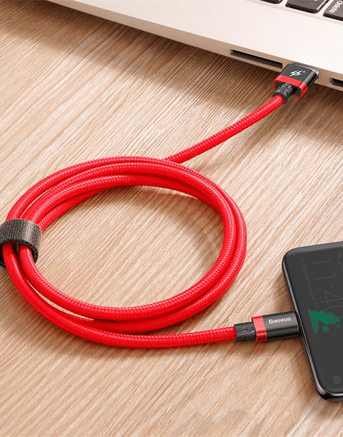 Baseus Purple HW Flash Charge Cable USB to Type-C 40W Red