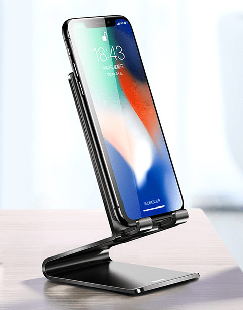 Baseus Suspension Desktop Bracket Aluminum With Glass Back Black