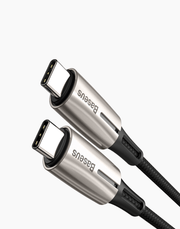 Baseus Water Drop Lamp PD 60W Flash Charge For Type-C to C cable Black