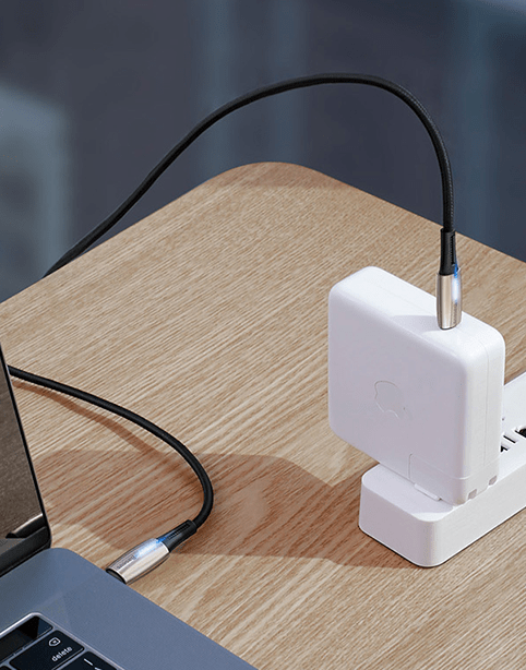 Baseus Water Drop Lamp PD 60W Flash Charge For Type-C to C cable Black