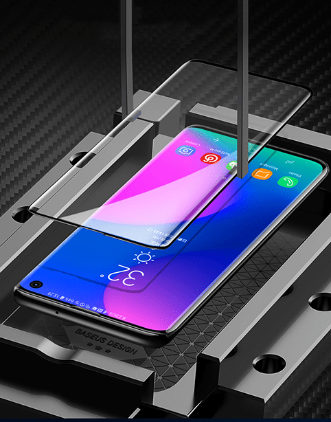2pc Baseus 0.15mm Full-Screen Curved anti-explosion For S10+ Support Finger scan