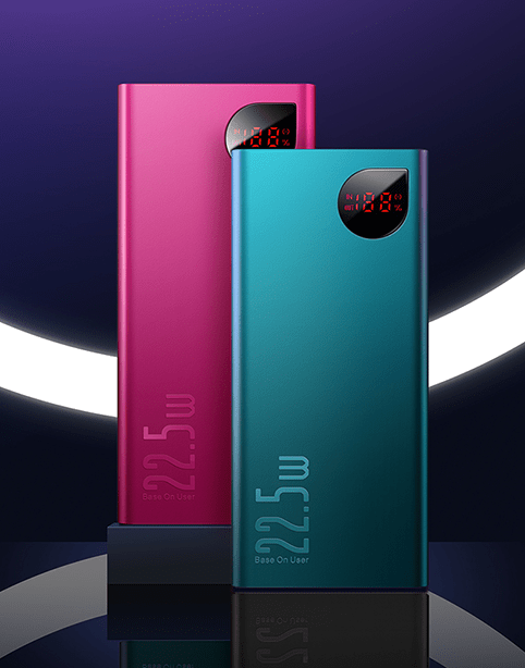 Baseus Adaman Fast Power Bank, 5 Ports (PD3.0+QC3.0) 20000mAh Green