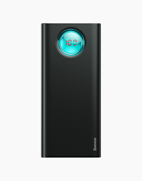 Baseus Amblight Fast Power Bank, 5 Ports (PD3.0+QC3.0) 20000mAh Black