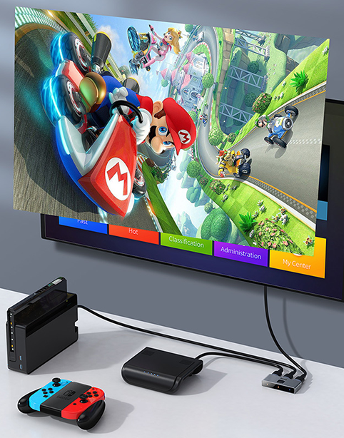 Baseus Matrix HDMI Splitter (2in1or 1in2) Space Gray