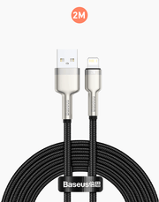 Baseus Cafule Series Metal Data Cable USB to IP 2.4A 2M - Black