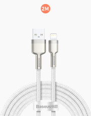 Baseus Cafule Series Metal Data Cable USB to IP 2.4A 2M - White