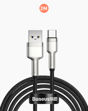 Baseus Cafule Series Metal 5A Data Cable USB To Type-C 40W 2m - Black