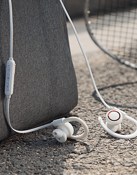 Baseus Encok S17 Wireless Headphone With Magnetic IPX5 | White