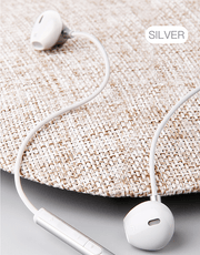 H06 By Baseus In-Ear Stereo Bass Earphones 3.5mm jack White