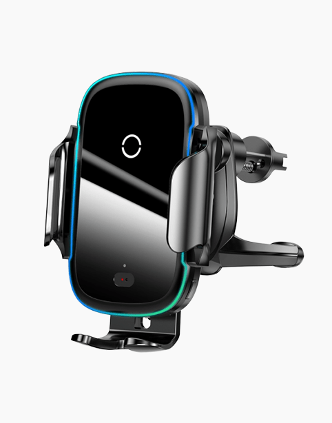 Baseus Light Electric Holder Fast Wireless Charger 15w Black