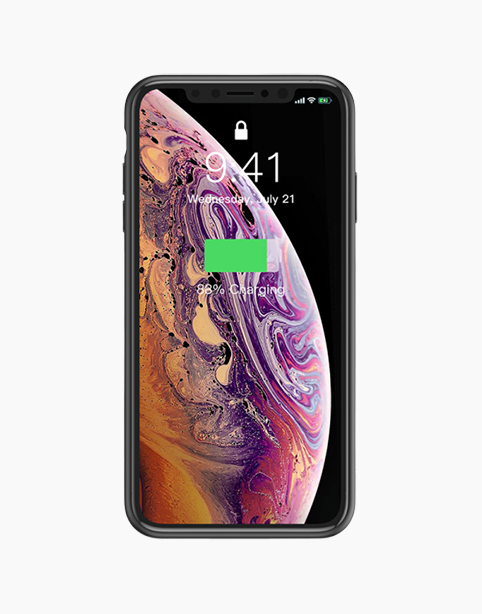 Baseus Liquid Silicone Smart Power Case 3300mAh For iPX/XS 5.8 Black