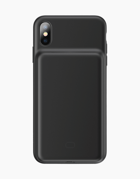 Baseus Liquid Silicone Smart Power Case 4200mAh For iPXs Max 6.5 Black