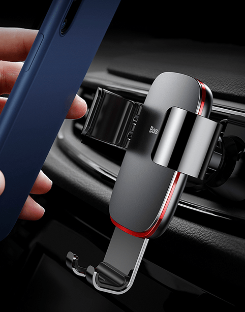 Baseus Metal Age Gravity Car Moun Air Outlet Version Black