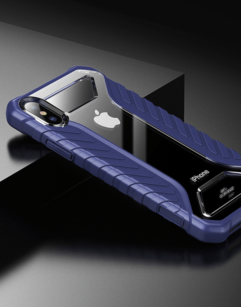 Michelin By Baseus Anti-Shocks Case For iPhone Xs | X Blue