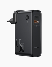 Baseus Power Station GaN 2*1 Fast Charger &amp; Power Bank 10000mAh 45W Black