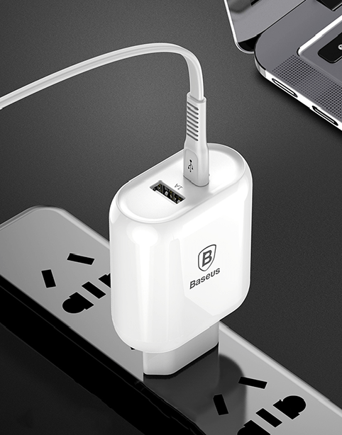 Baseus Bojure Series Type-C PD+U 32W Fast Charger For iPhone | White