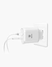 Baseus Bojure Series Type-C PD+U 32W Fast Charger For iPhone | White