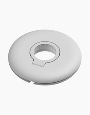 White Baseus Planet cable winder for Apple Watch, compact accessory with circular design for organizing watch charging cables.