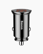 Baseus Circular Car Adapter Dual USB Quick Charge 3.0 (30W)