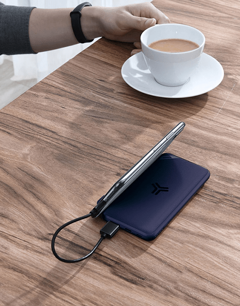 Baseus S10 Bracket 10W Wireless Charger Power bank 10000mAh 18W Blue