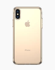 Simplicity By Baseus Slim Transparent Soft Clear TPU iPhone Xs | X Gold
