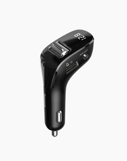 Baseus Streamer F40 AUX Wireless MP3 Car Charger Black