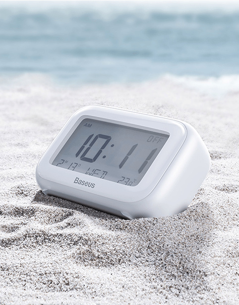 Baseus Subai Clock LCD Display, Alarm, Temperature, Touch To Snooze...
