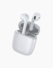 Baseus W04 True Wireless Earbuds, Touch Control, iPX54 White