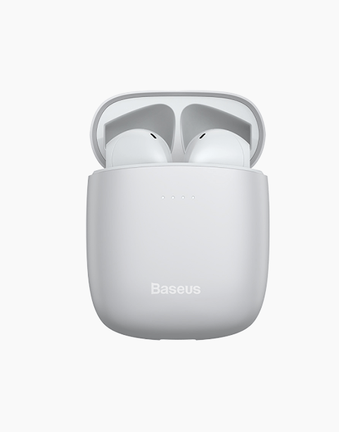 Baseus W04 True Wireless Earbuds, Touch Control, iPX54 White