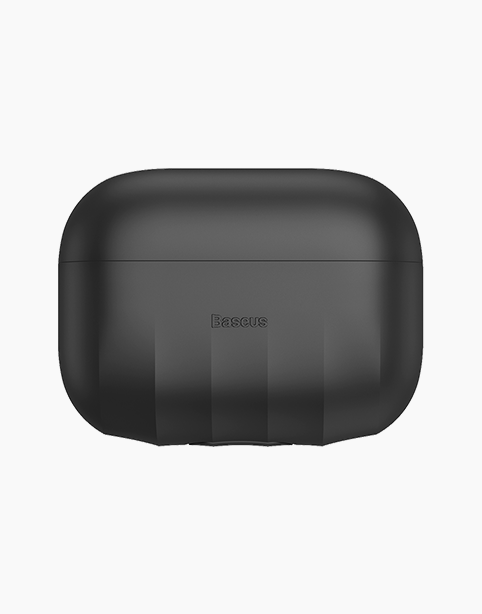 Baseus Shell Pattern Silica Gel Case For AirPods Pro Black
