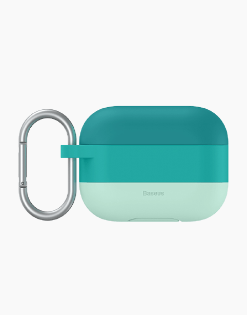 Baseus Cloud hook Silica Gel Protective Case For AirPods Pro Green