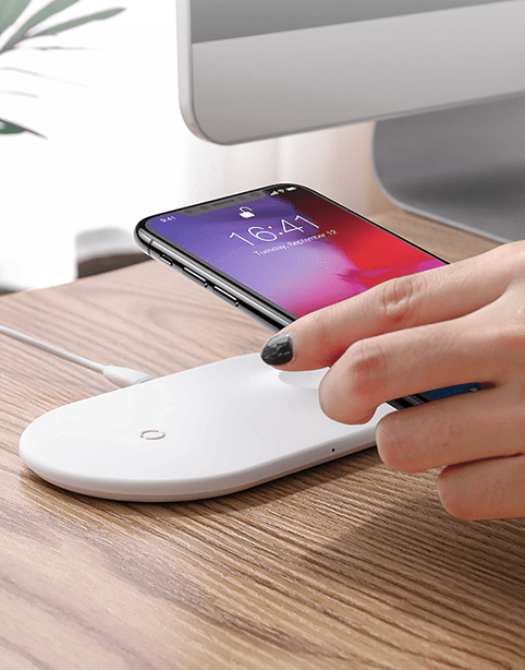Baseus Qi Wireless Charger 10W White *Not Support Apple Watch*