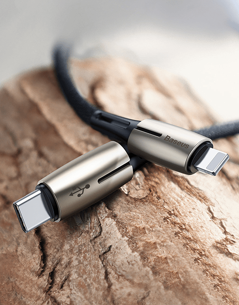 Baseus Waterdrop Cable Type-C to iP PD 18W 1.3m 50% in 30min Black