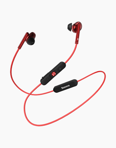 Baseus Encok S30 Wireless 3D Stereo Headphone IPX5 | Red