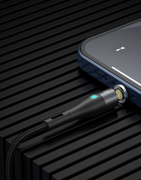 Baseus Zinc Magnetic 3 in 1 Safe Fast 3A Charging Data Cable 1m - Black