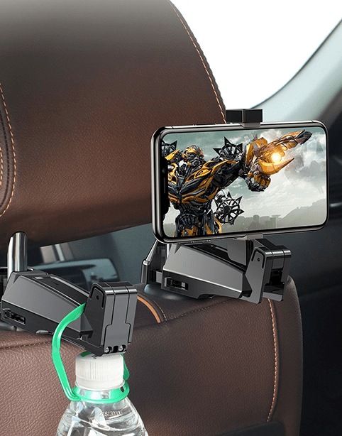 Baseus Backseat Vehicle Phone Holder Hook Black