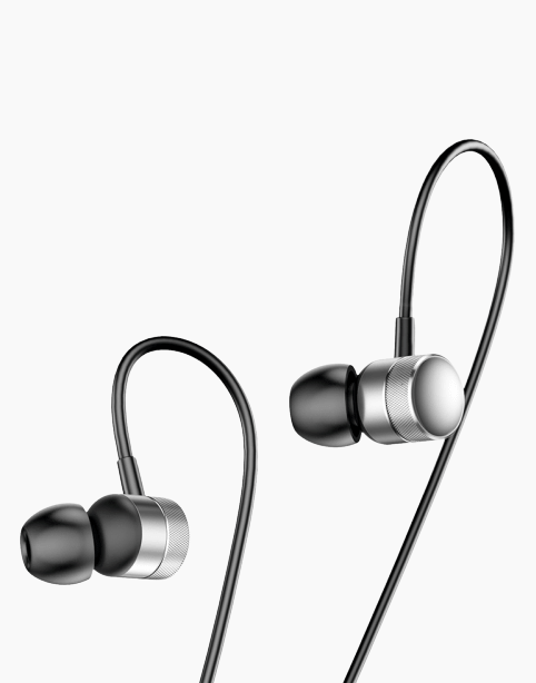 Baseus Encok H04 Sport Wired Stereo Earphone Silver/Black