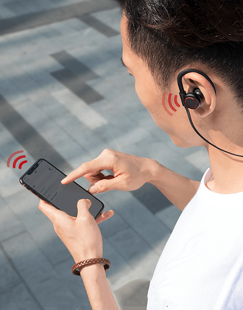 Baseus Encok S17 Wireless Headphone With Magnetic IPX5 | Black