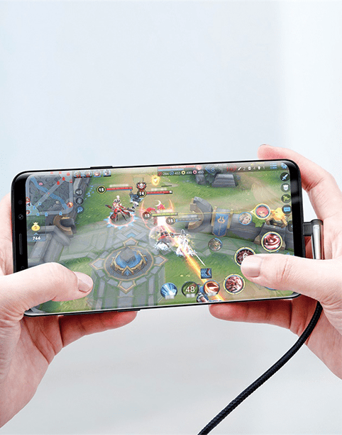 Baseus Sharp-Bird Type-C Cable With 90 Degree Bend, QC3.0 | Black