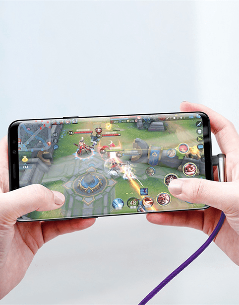 Baseus Sharp-Bird Type-C Cable With 90 Degree Bend, QC3.0 | Purple