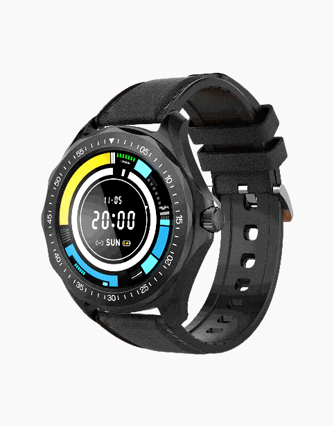 BlitzWolf® BW-HL3 SmartWatch1.3in Full Touch Health &amp; Fitness Tracker - Black