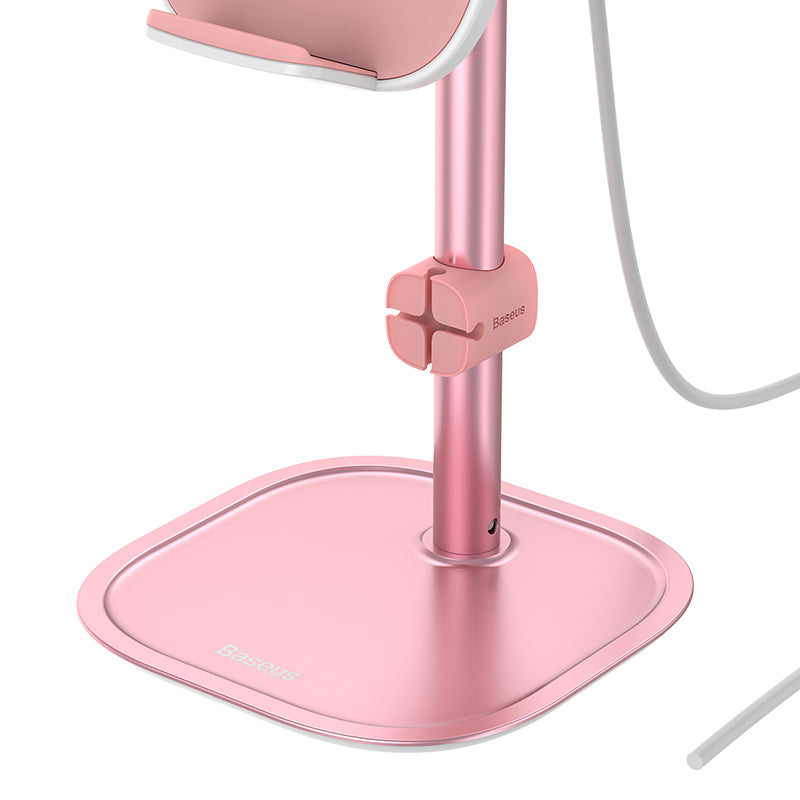 Baseus Literary Youth Desktop Bracket Fast Wireless Charging 15w Rose
