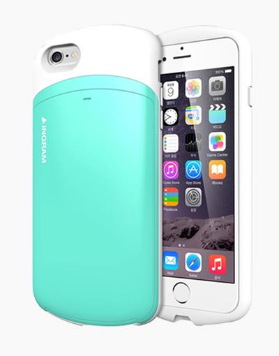 Smartkoshk iPhone 6+ Capsule Mint protective case with sleek capsule design, fits iPhone 6 Plus securely.