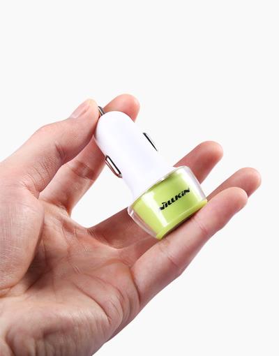 Jelly Car Charger Dual USB - Green