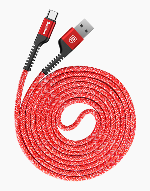 Confidant By Baseus Anti-break Type-C Cable 1.5Meter Red