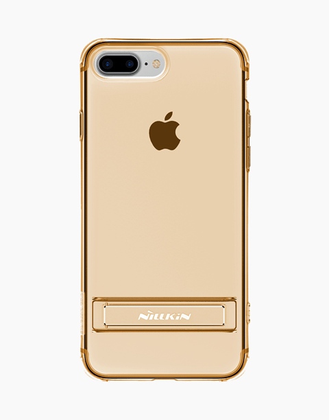 Nillkin Crashproof Series Clear Soft TPU Case with Kickstand For iPhone 7P | 8P - Gold