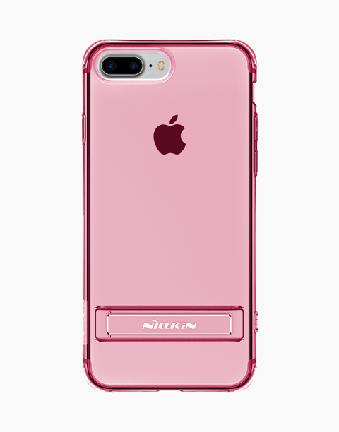 Nillkin Crashproof Series Clear Soft TPU Case with Kickstand For iPhone 7 Plus - Rose